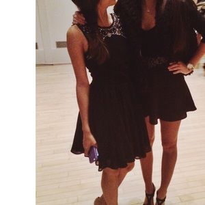 Nordstroms Black Tulle Dress